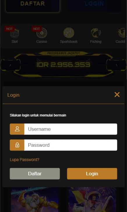 cara login Gems365 Slot Fast App